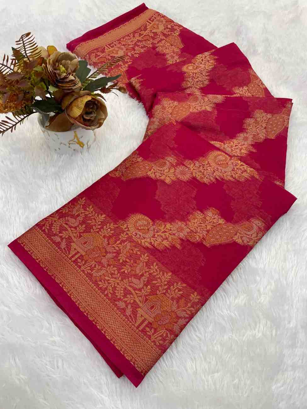Designer Freehand Saree Pavitr patel