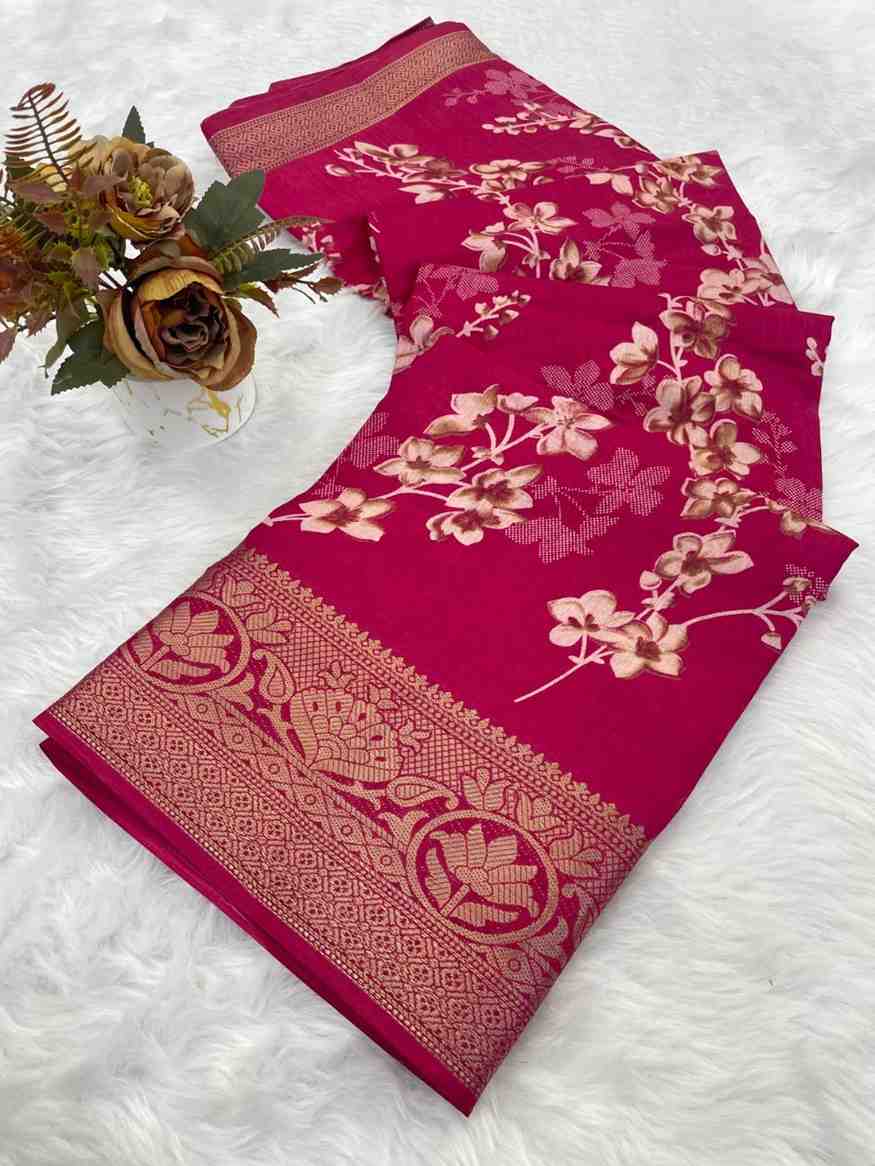 Designer Freehand Saree