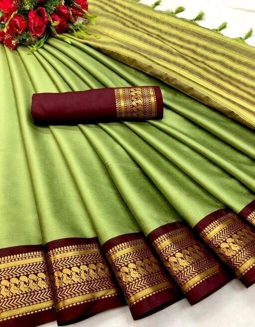 Designer Freehand Saree