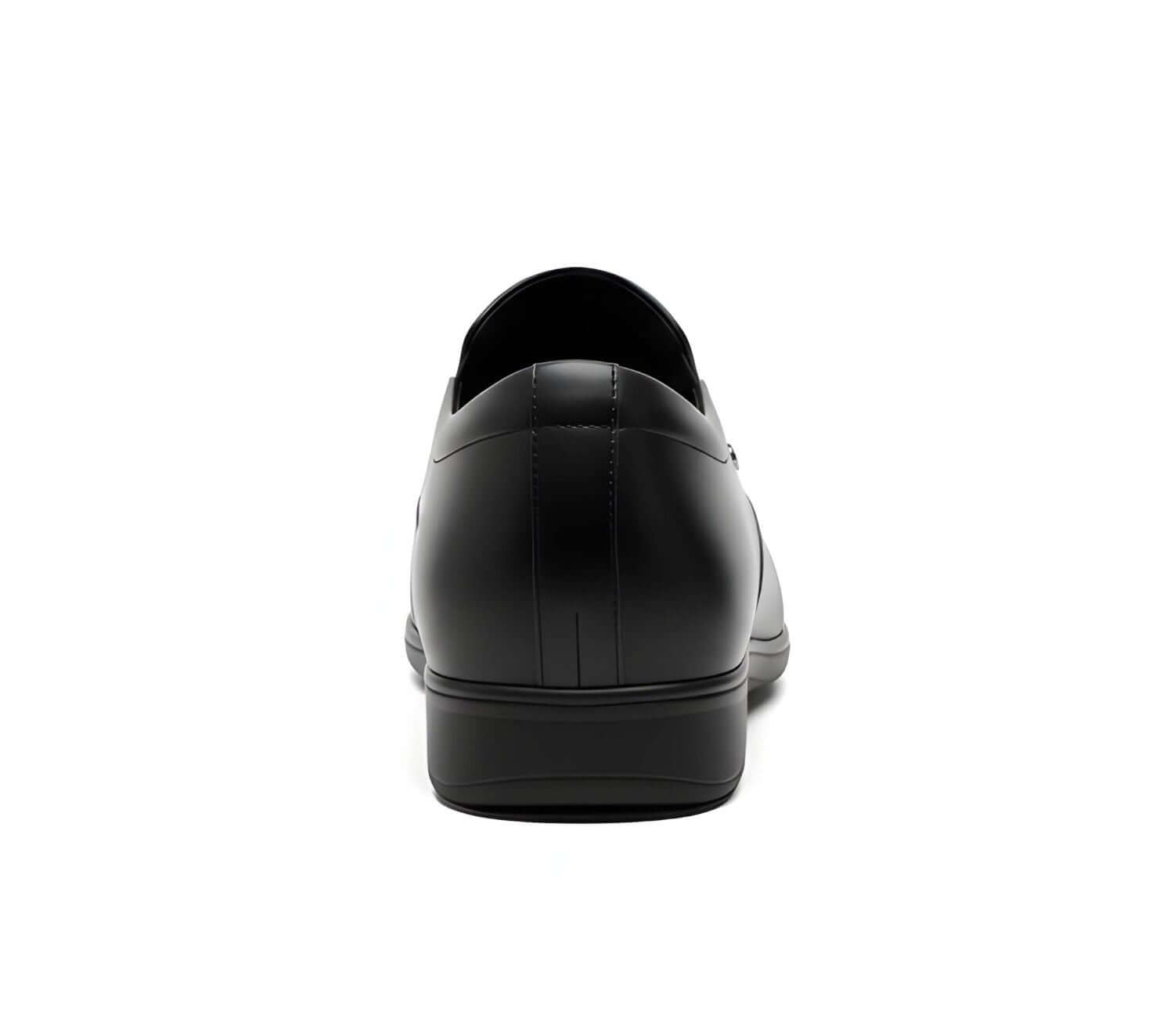 PVC sole office wear shoes for men back view