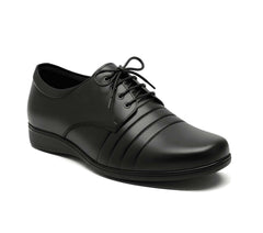 WUGO Fashionable Black Derby Formal Shoes for Men