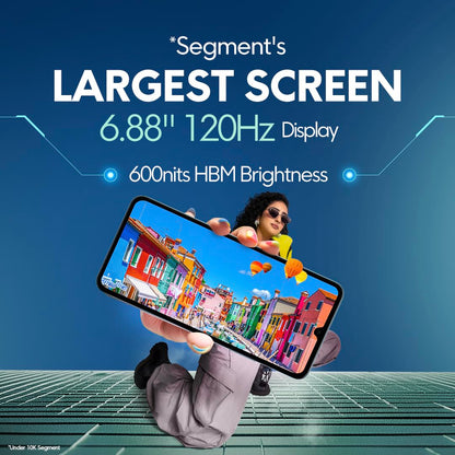 POCO M7 5G sleek modern smartphone studio image