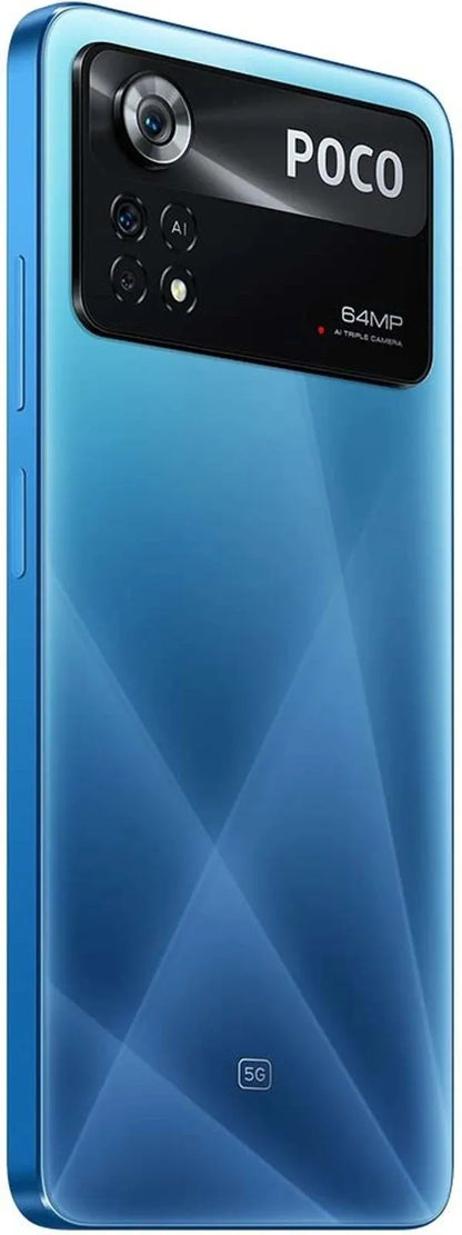 POCO X4 Pro 5G glossy black smartphone design