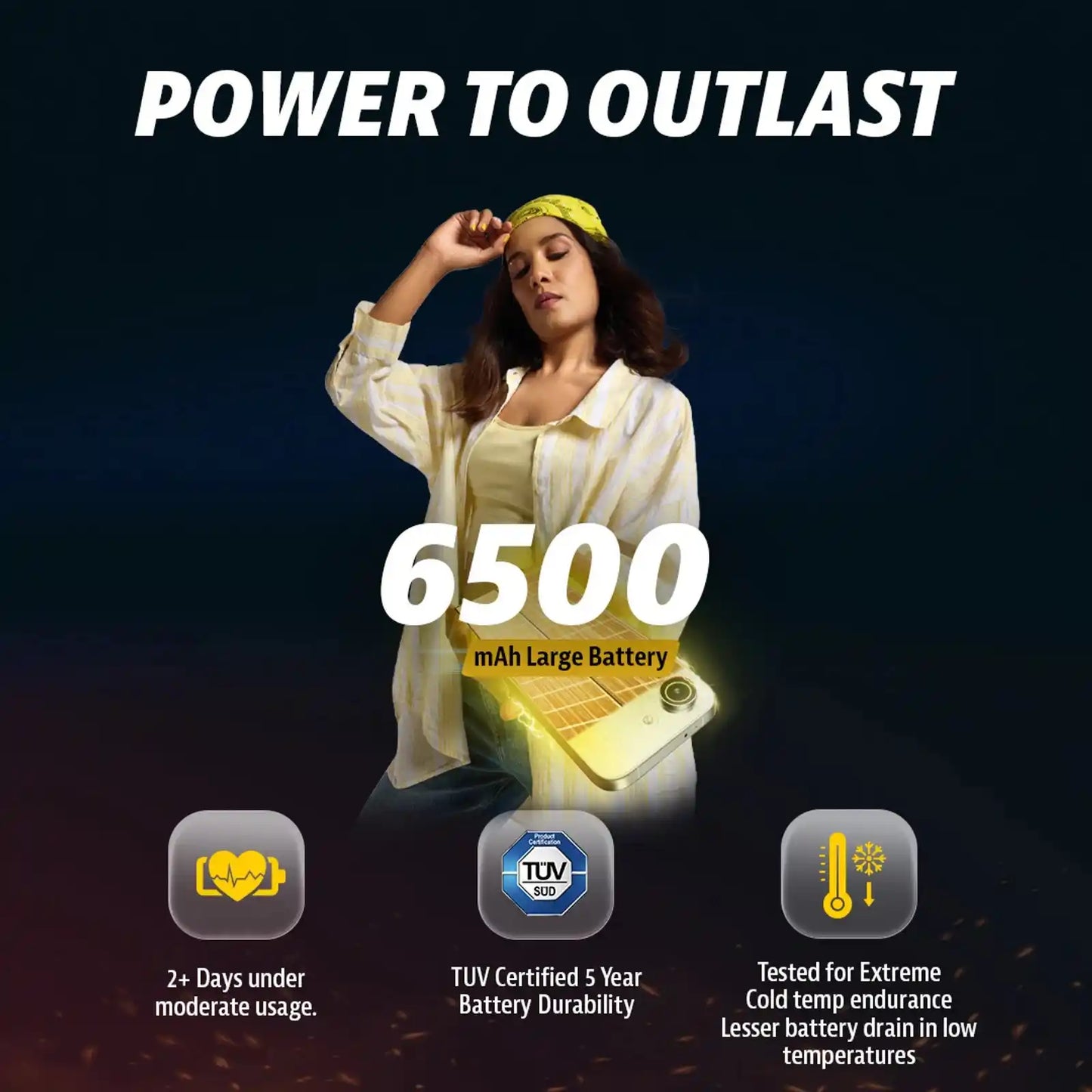 POCO X8 Pro 50MP camera module detailed view