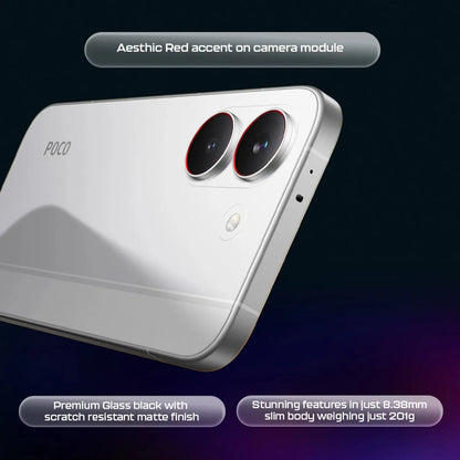 POCO X8 Pro 5G luxury smartphone back panel look