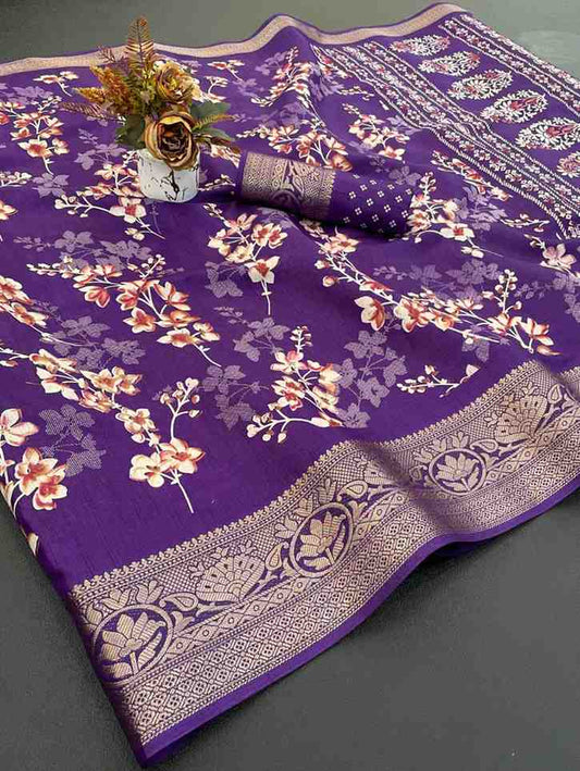Designer Freehand Saree