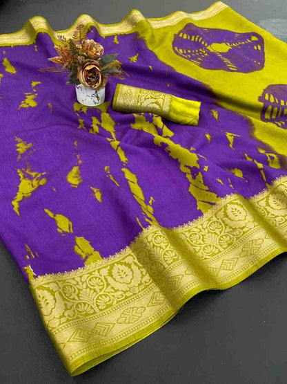 Designer Freehand Saree
