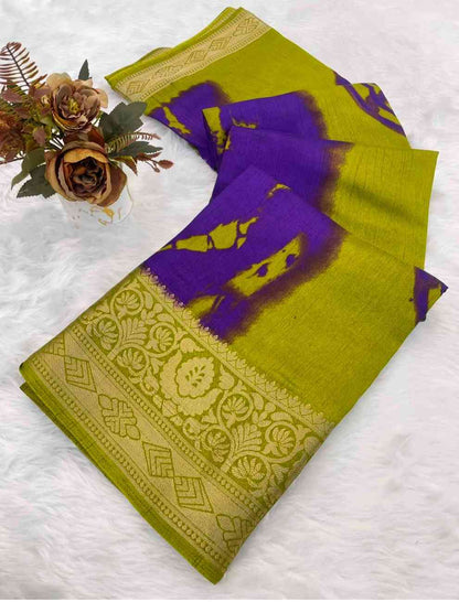 Designer Freehand Saree