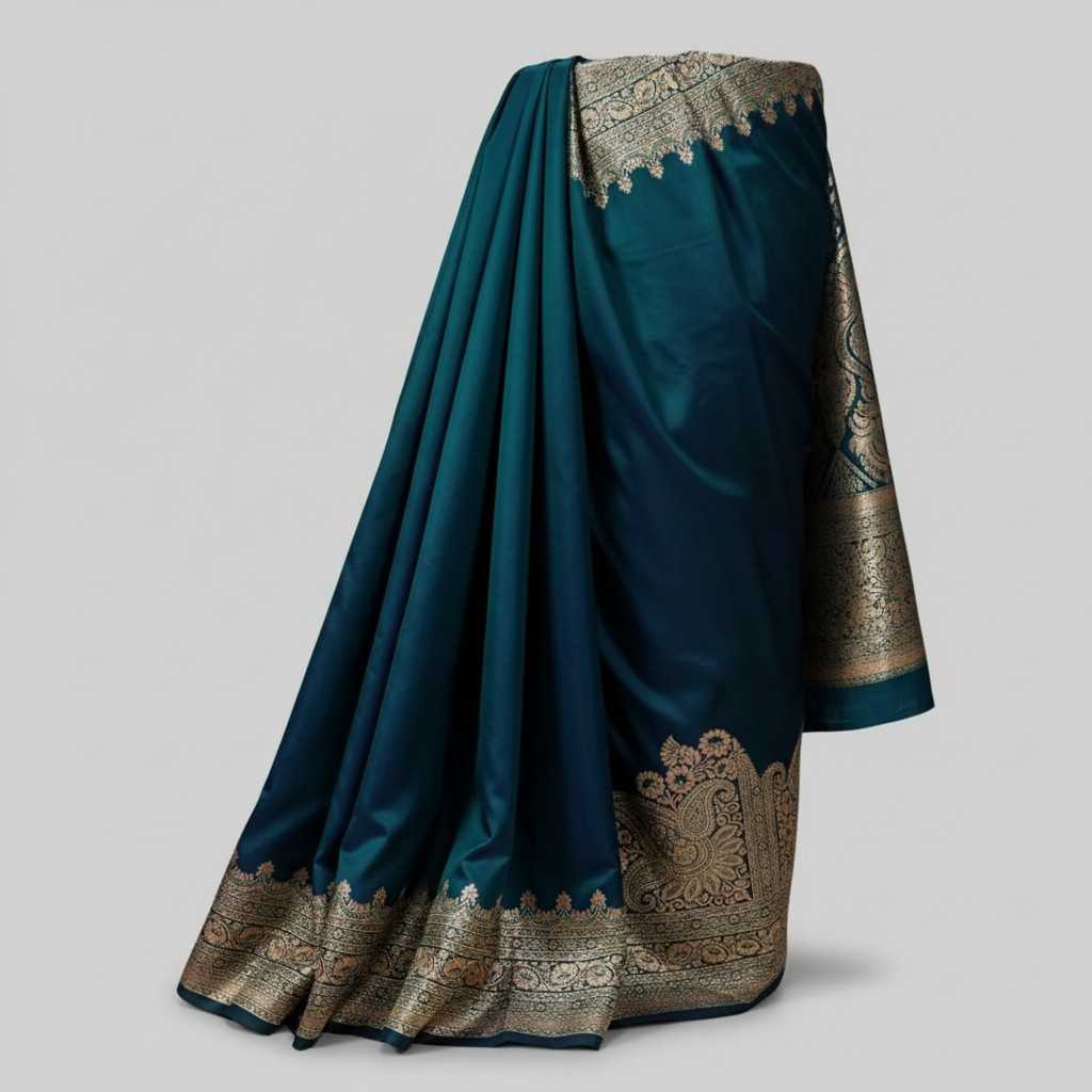 Traditional occasion wear saree with rich pallu