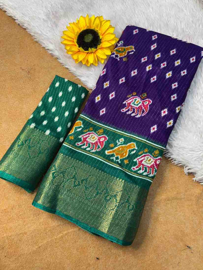 Designer Freehand Saree