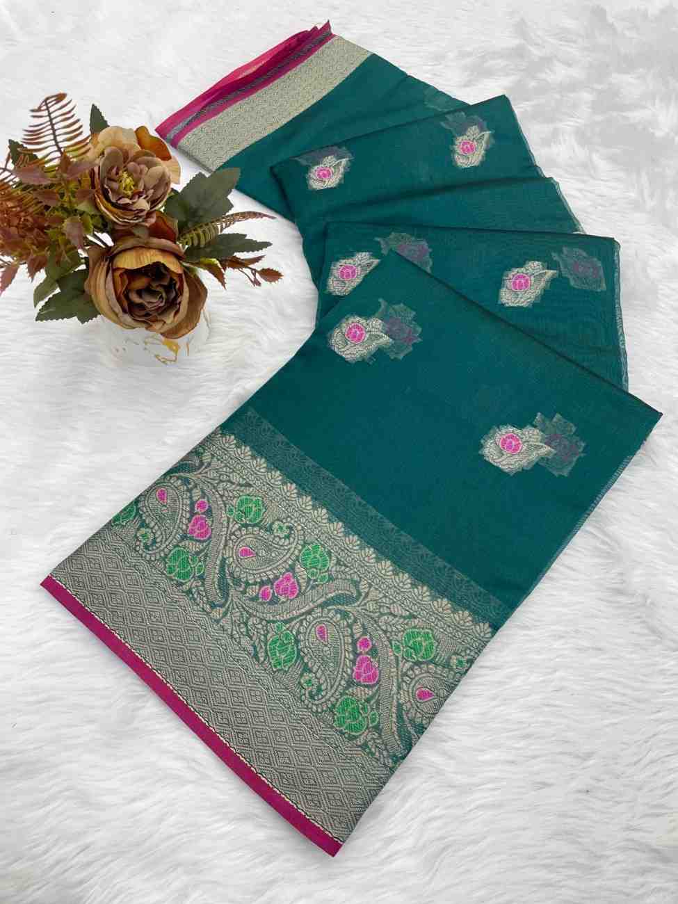 Designer Freehand Saree