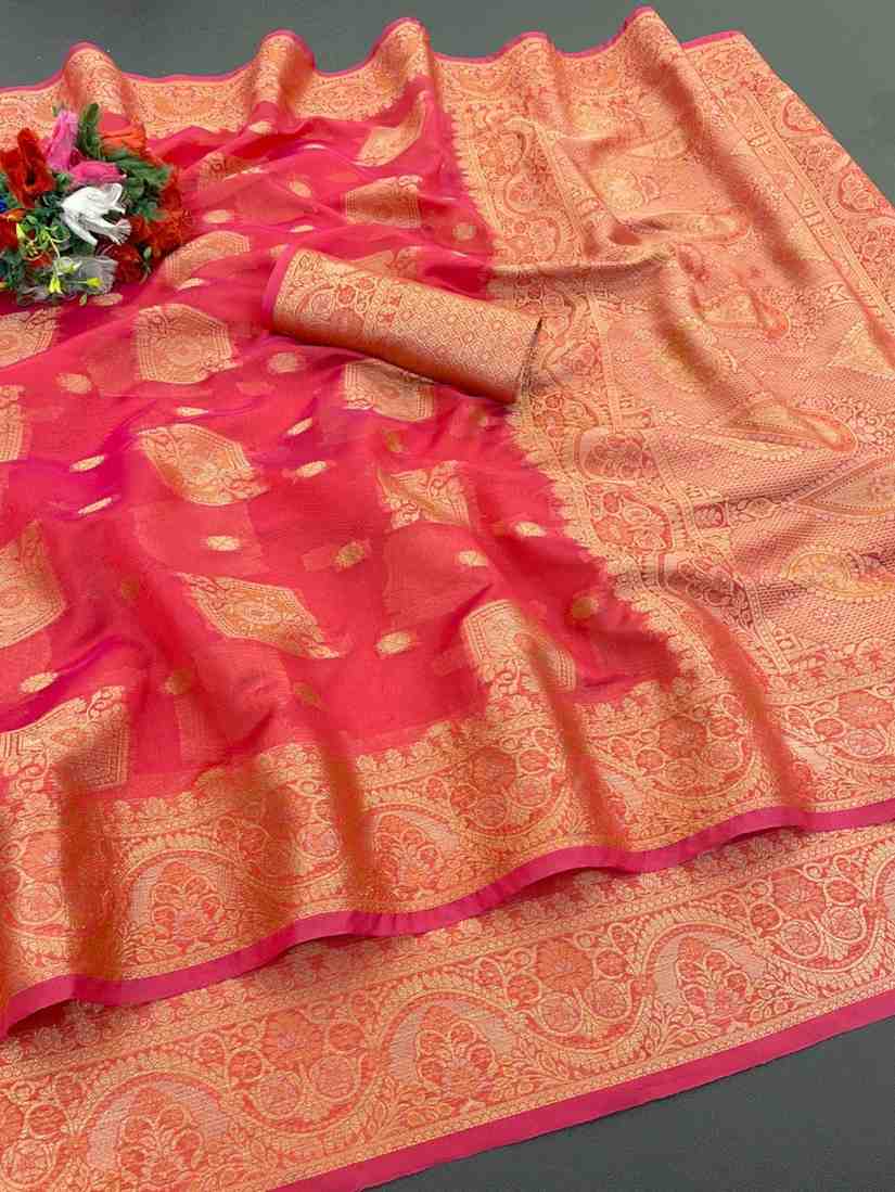 Designer Freehand Saree