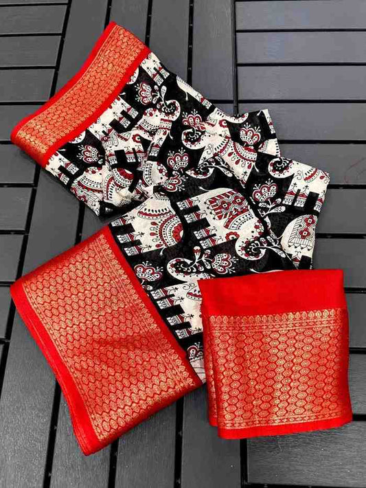 Designer Freehand Saree