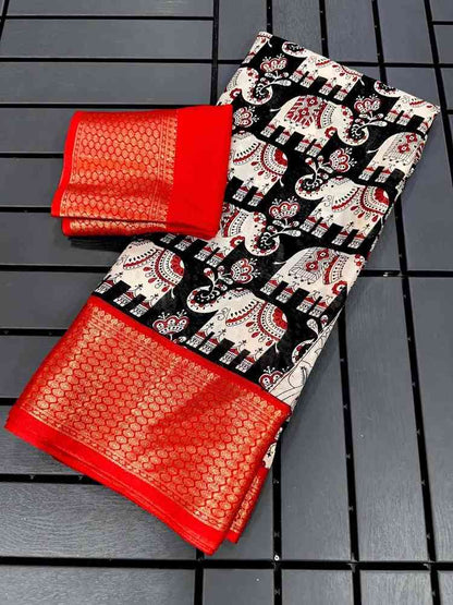 Designer Freehand Saree Pavitr patel