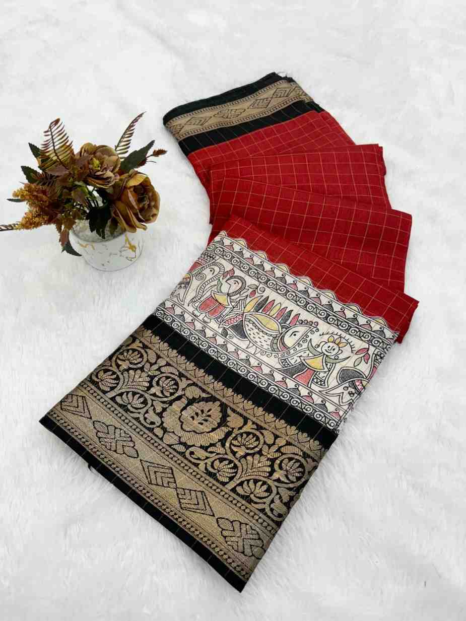 Designer Freehand Saree