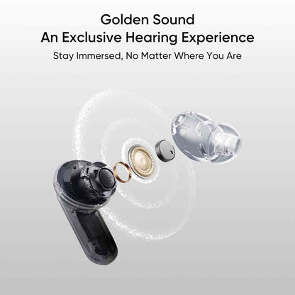ealme Buds Air 7 Pro earbuds front and side view
