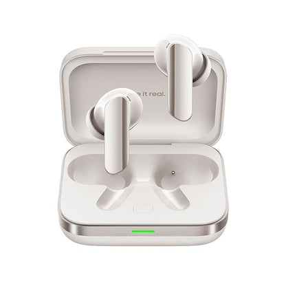 Realme Buds Air 7 Pro white wireless earbuds