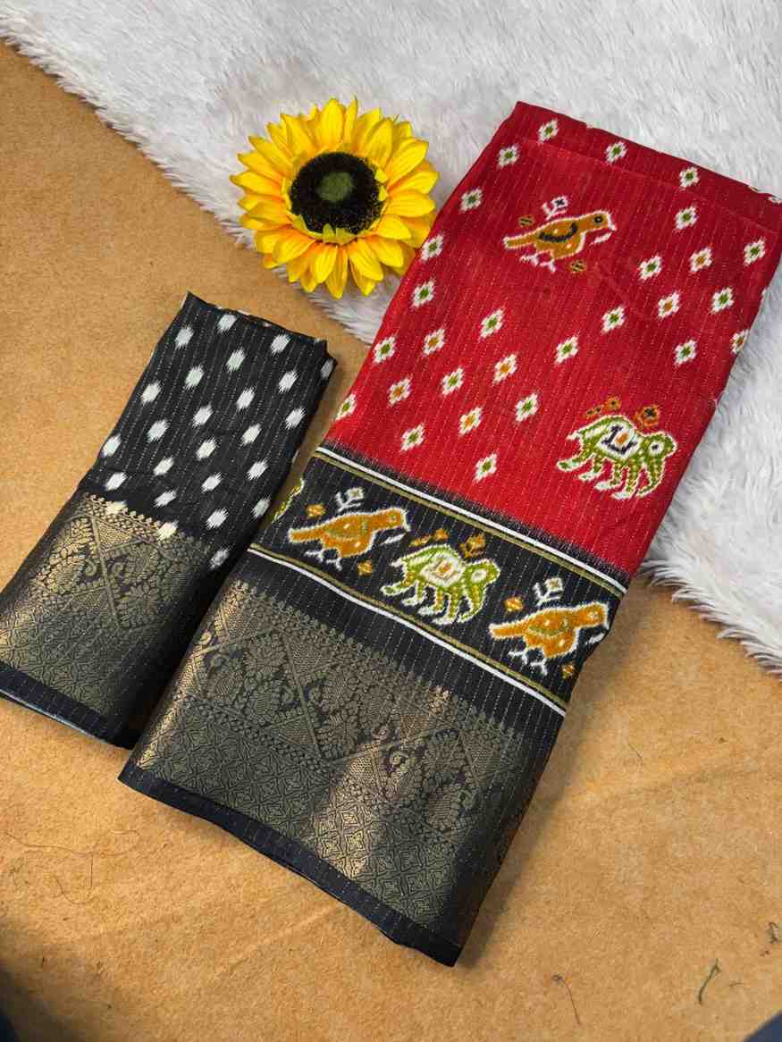 Designer Freehand Saree