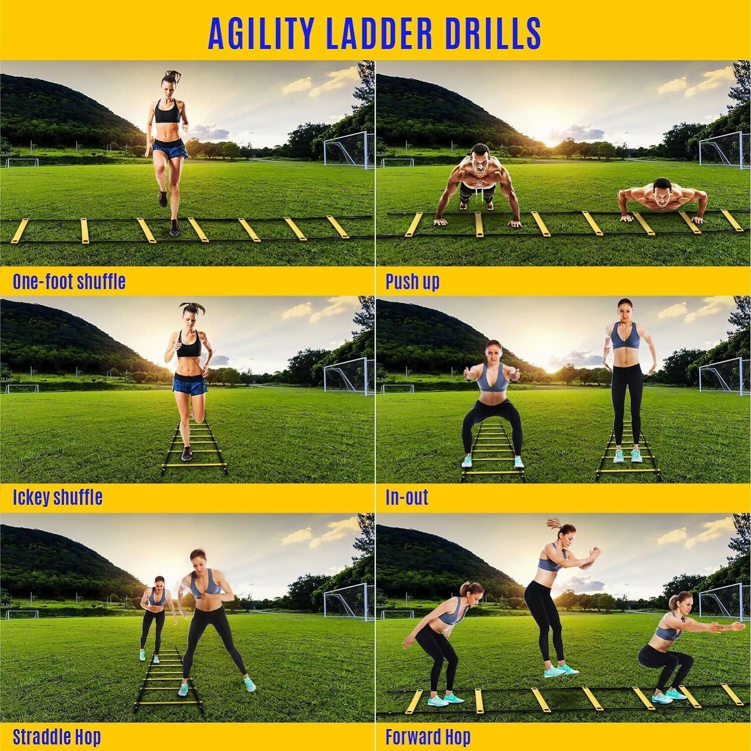 Speed Training Agility Bodyweight Exercises Bodyweight Ladder Leg