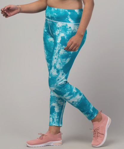 Printed Sports Leggings/Printed Gym Tights For Women's & Girls