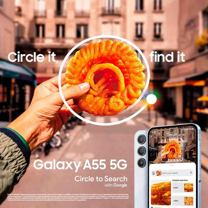 Samsung Galaxy A55 5G with intelligent AI camera and optimization
