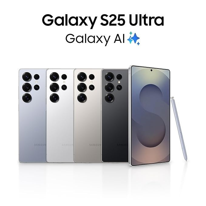 Samsung Galaxy S25 Ultra 5G AMOLED display front view
