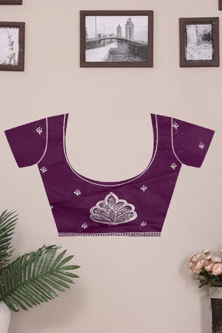 Shree design georgette saree with embroidery and real mirror work festive wear