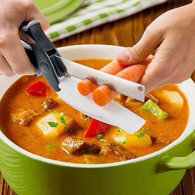stainless steel tumbler with clever cutter knife combo kitchen and drinkware set