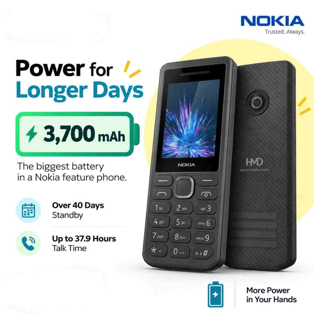 Nokia 300 Charge 3700mAh power bank