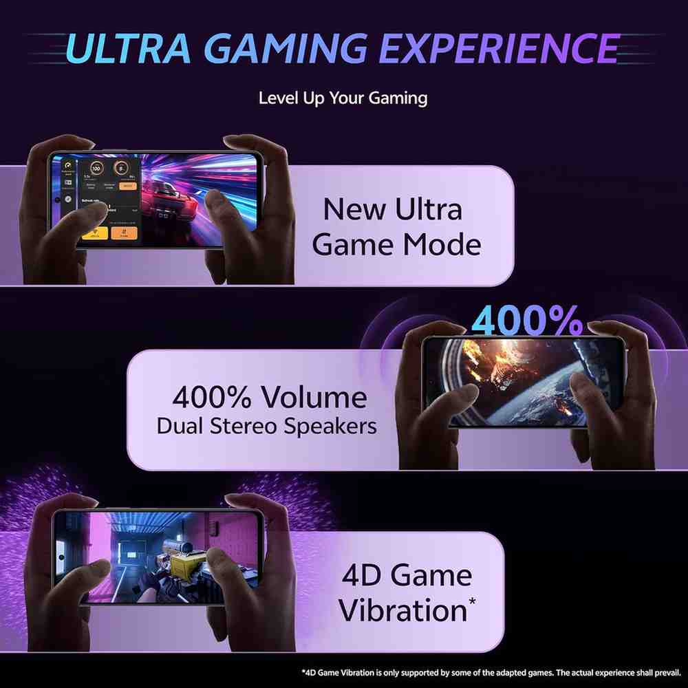 Vivo T4x 5G Pronto Purple smartphone side view