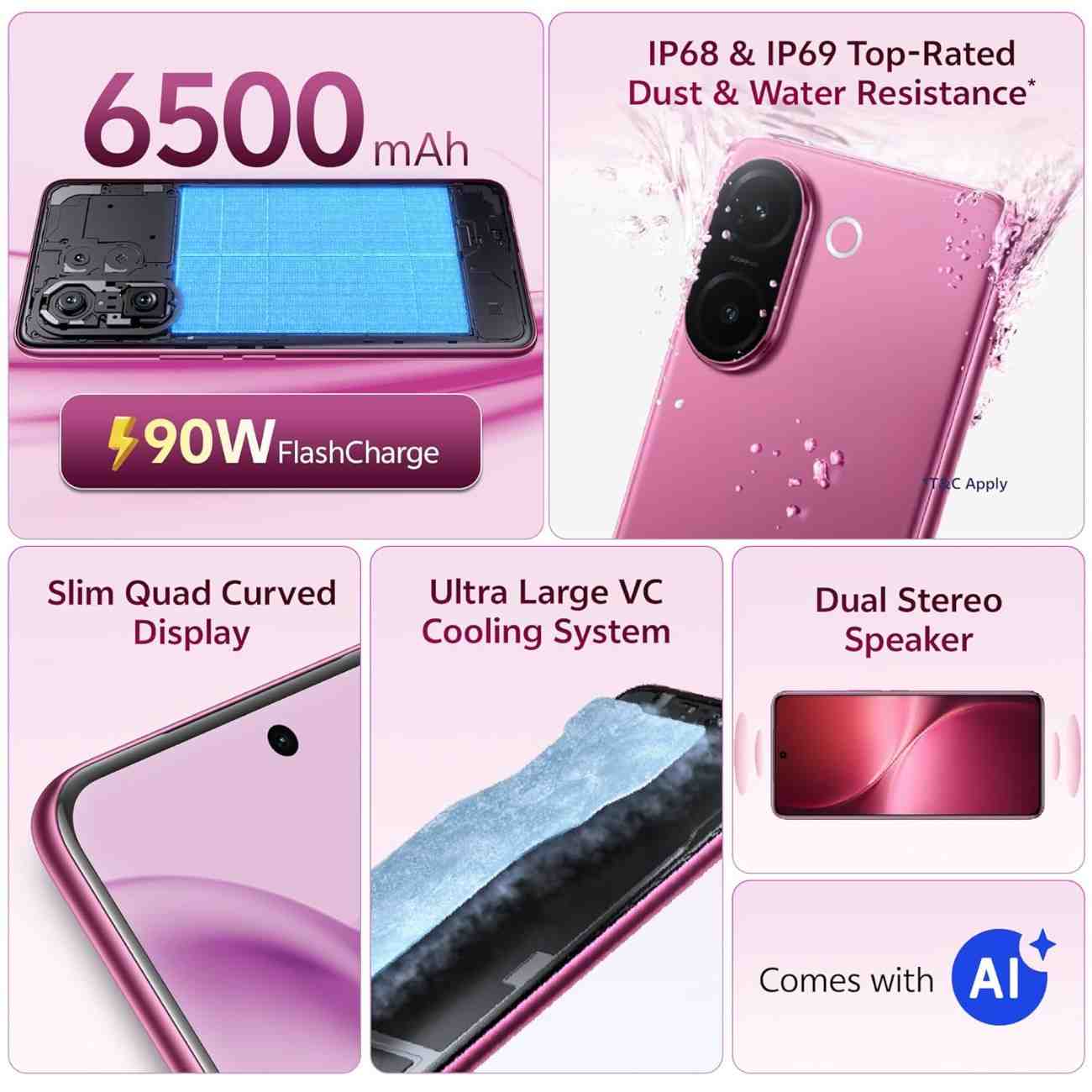 vivo v60e 5g 12gb ram 256gb elite purple 200mp camera smartphone