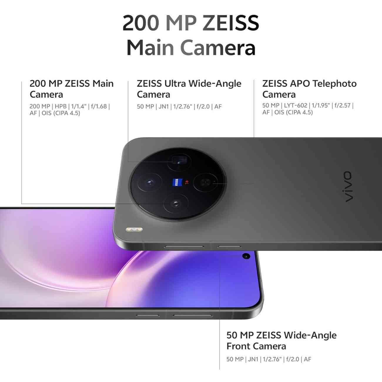 Vivo X300 5G sleek modern Android smartphone design
