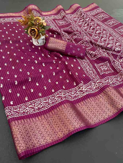 Designer Freehand Saree
