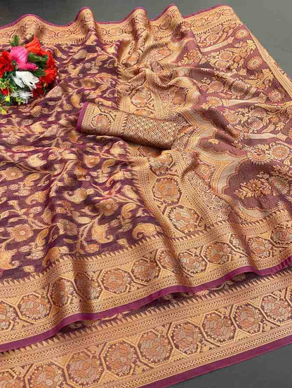 Designer Freehand Saree
