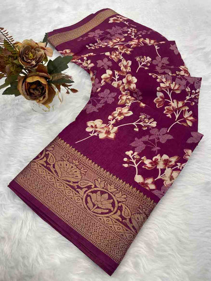 Designer Freehand Saree