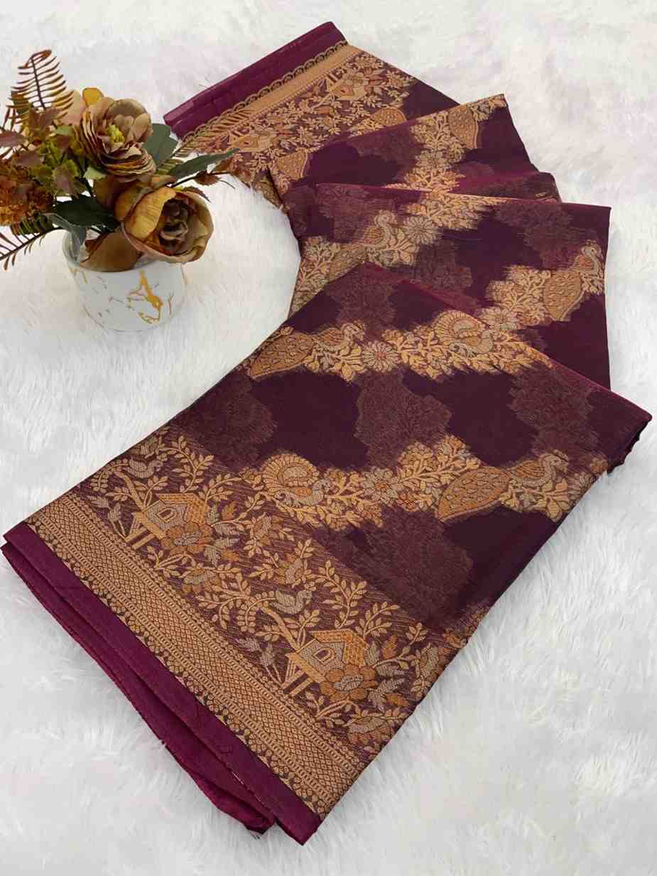 Designer Freehand Saree Pavitr patel