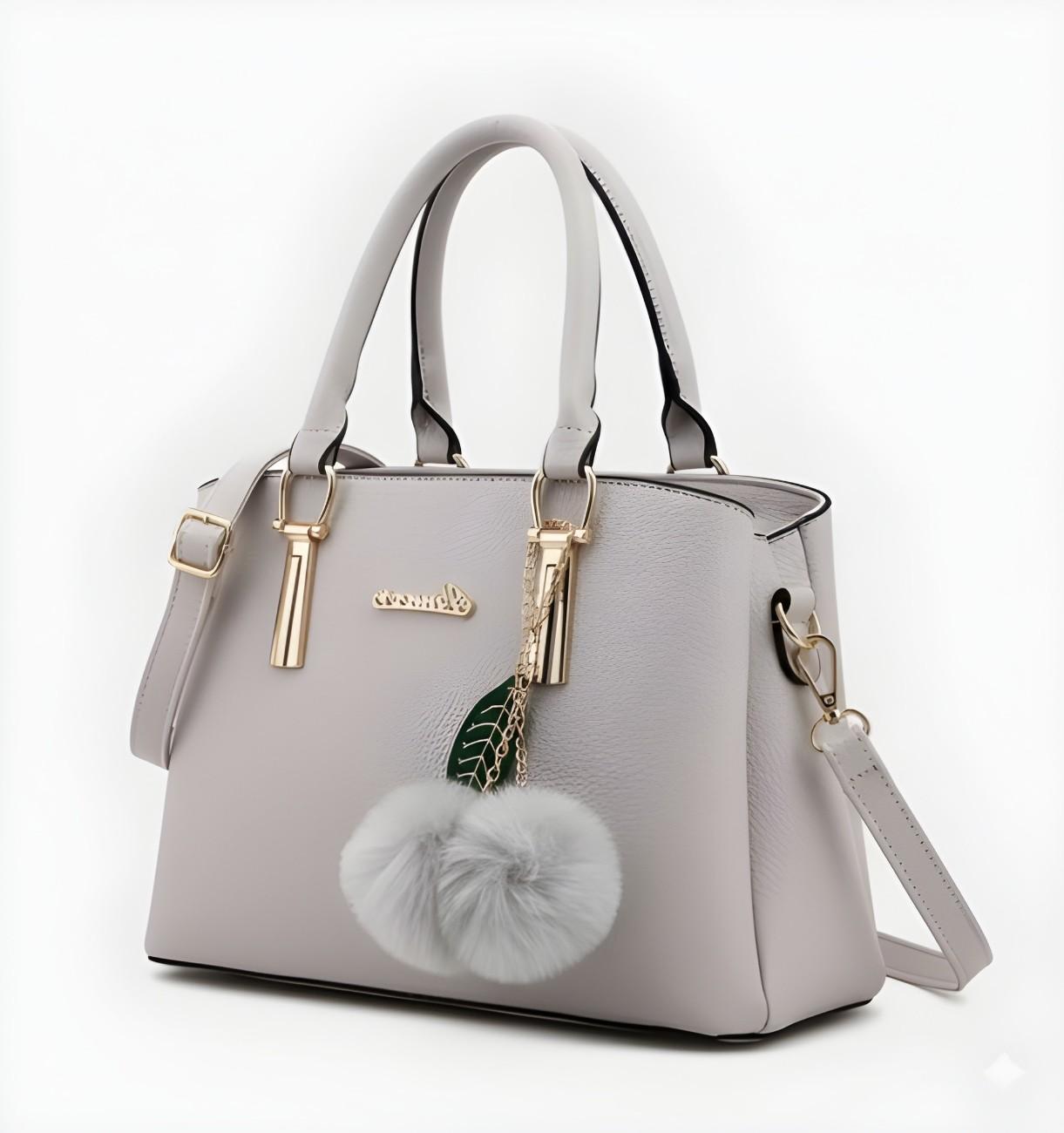 Gray handbag 