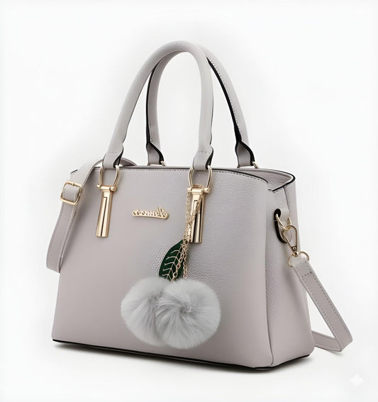 Gray handbag 