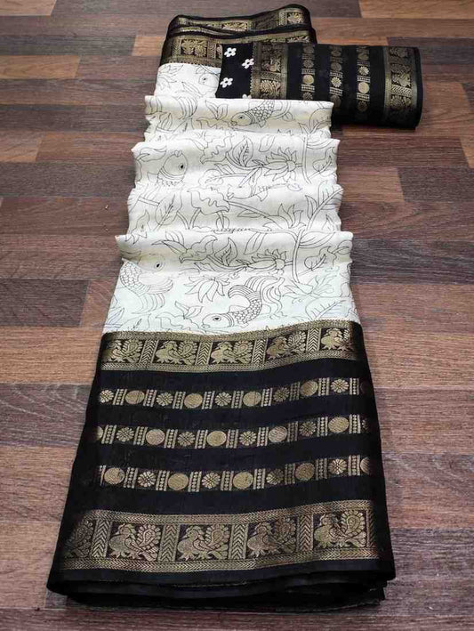 Designer Freehand Saree