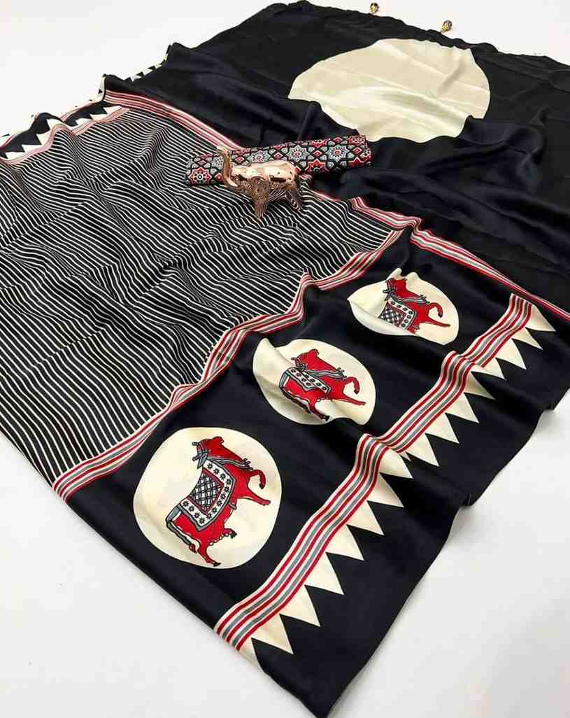 Designer Freehand Saree Pavitr patel