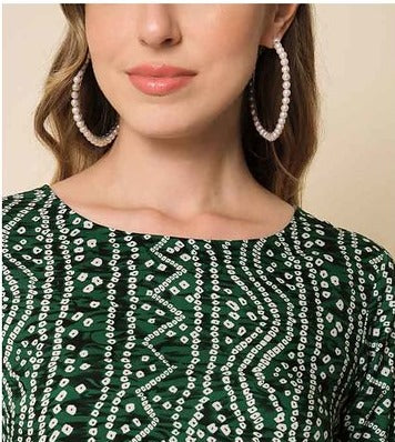 GREEN COLOUR KURTI TOP