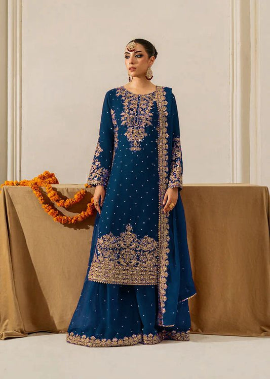 3 Piece Kurti Set with Heavy Rivet moti work