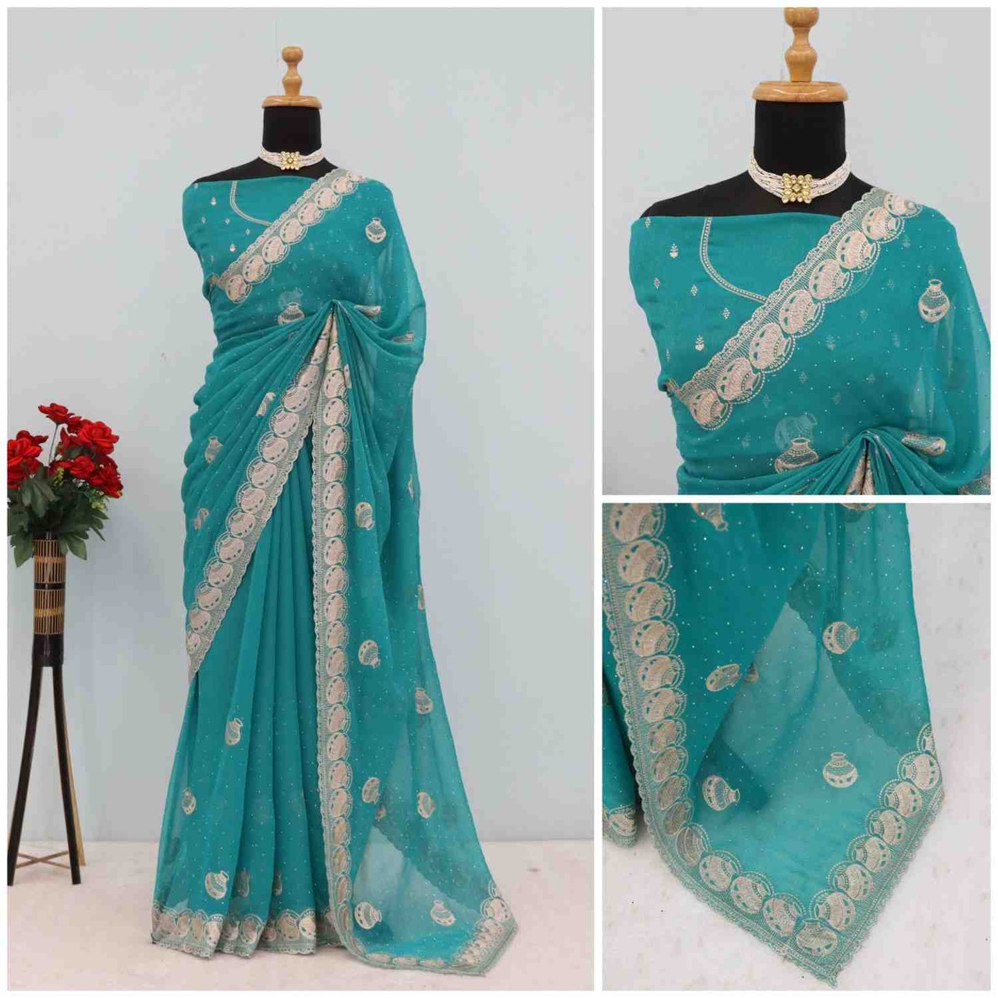 Matki Design saree