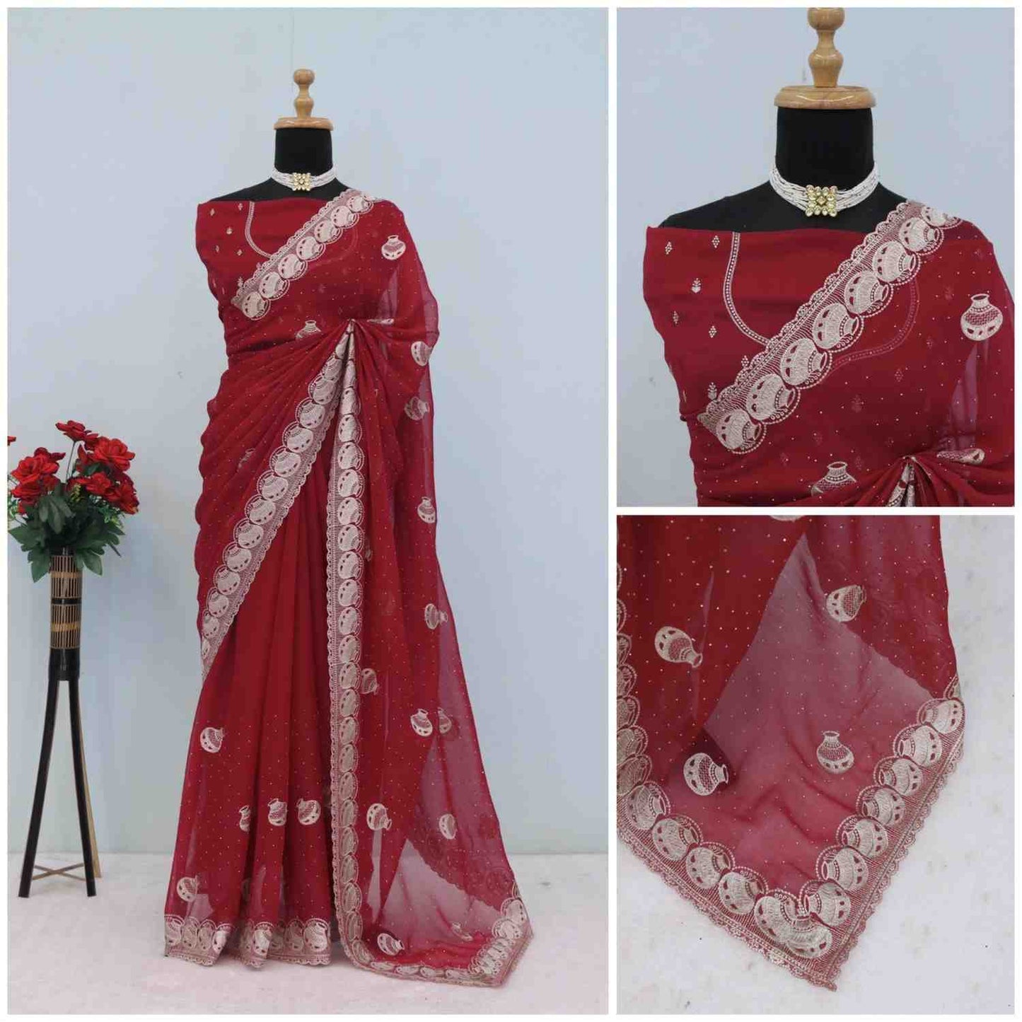 Matki Design saree