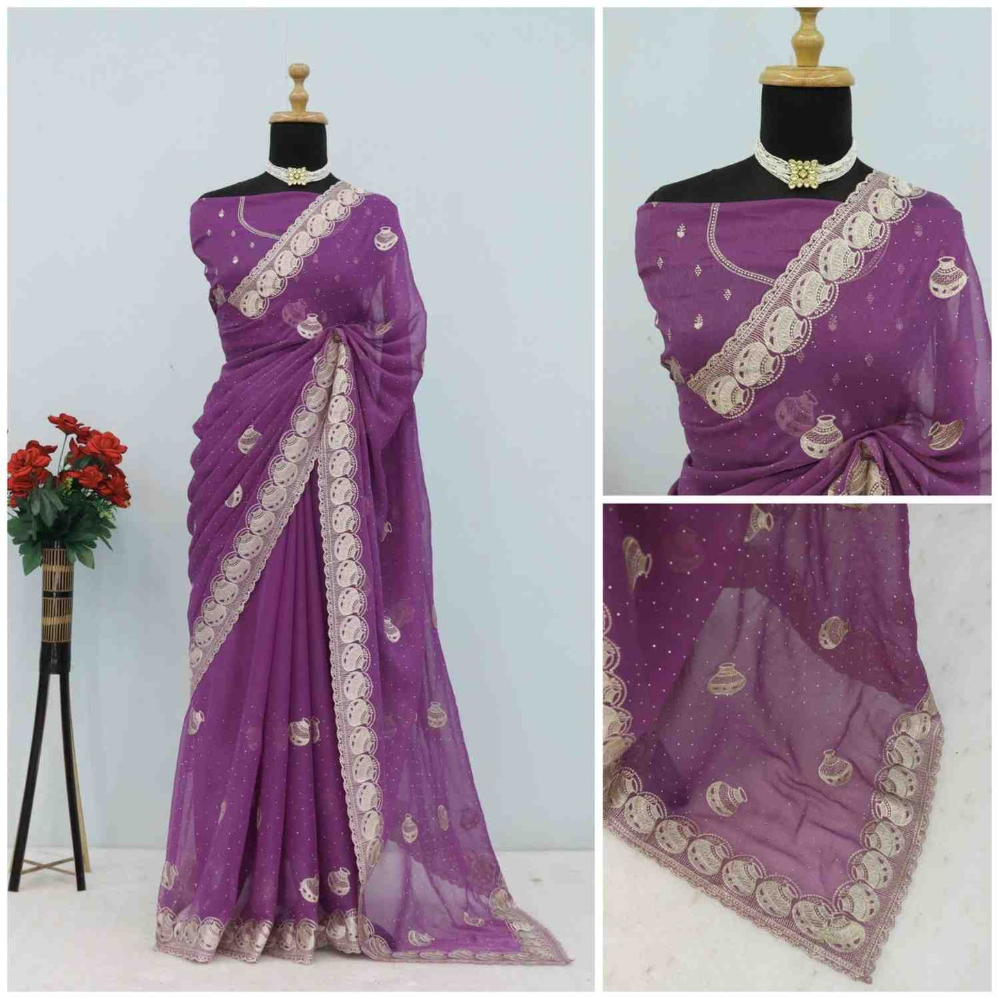 Matki Design saree