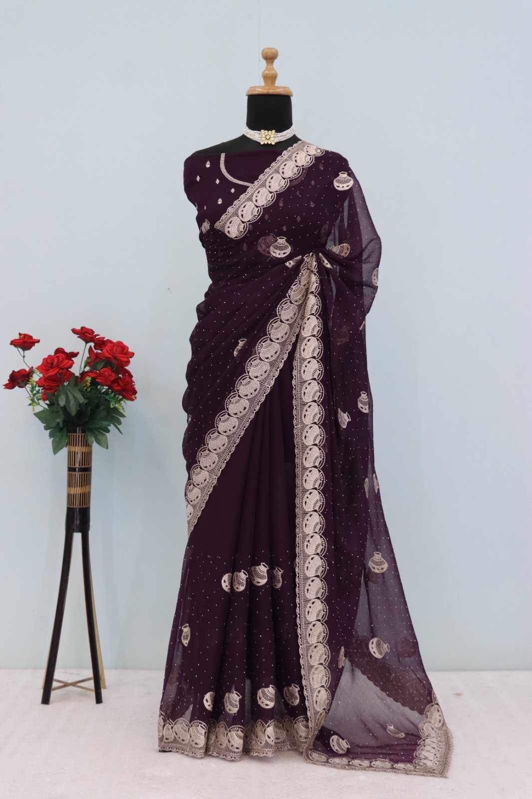 Matki Design saree