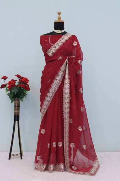 Matki Design saree