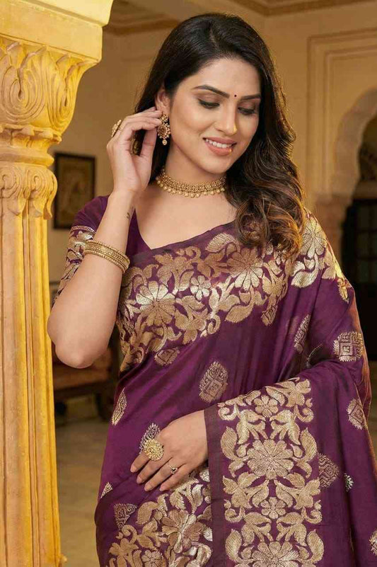 Designer Freehand Saree