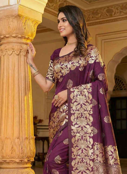 Designer Freehand Saree