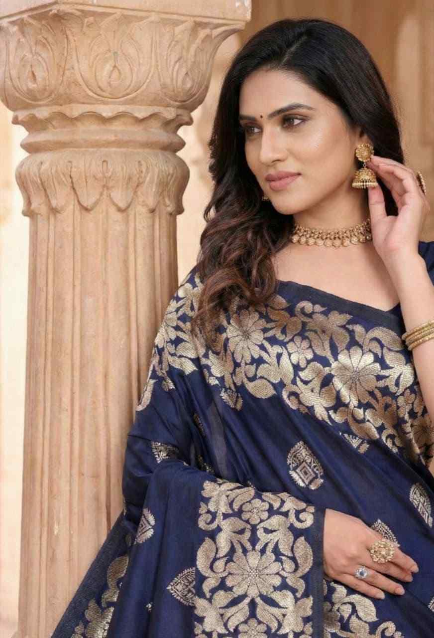 Designer Freehand Saree